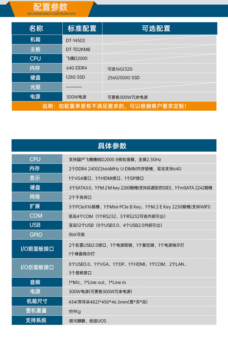 國產(chǎn)飛騰騰銳D2000 CPU,1U國營東紅農(nóng)場上架式國營東紅農(nóng)場工控機(jī),DT-14502-TD2KMB.jpg