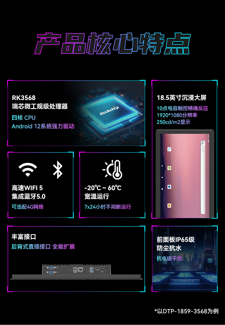 18.5寸國產工業(yè)平板電腦,瑞芯微工業(yè)觸摸一體機,DTP-1859-3568.jpg